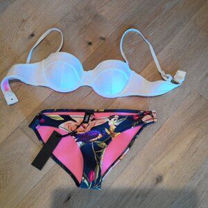 Triangl swimwear Neoprene swimsuit NWT - Small top, Medium bottom